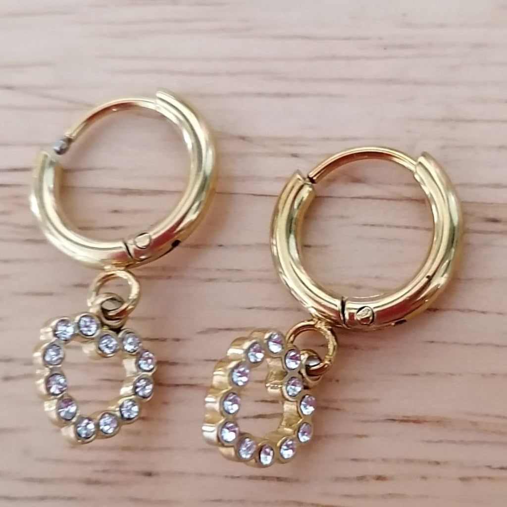 Boucles d'oreilles Mila acier inoxydable