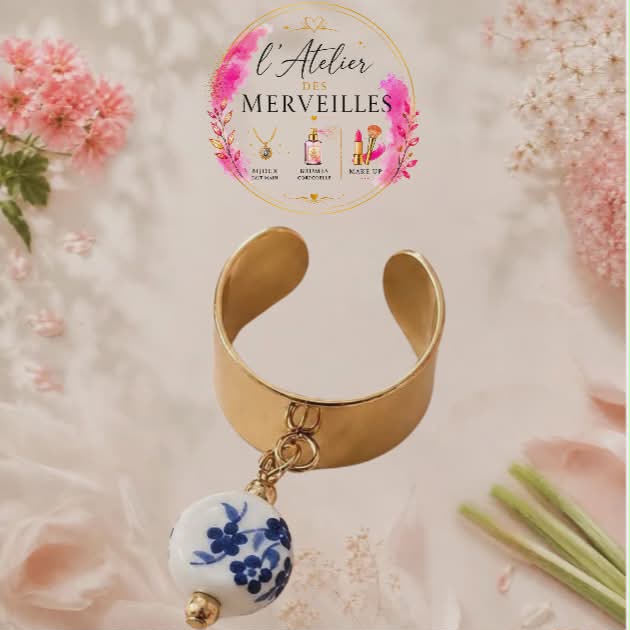 Bague Nina acier inoxydable fait main