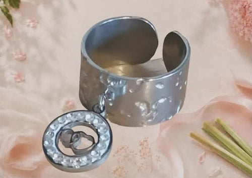 Bague Marianne acier inoxydable