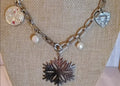 Collier flocon acier fait main