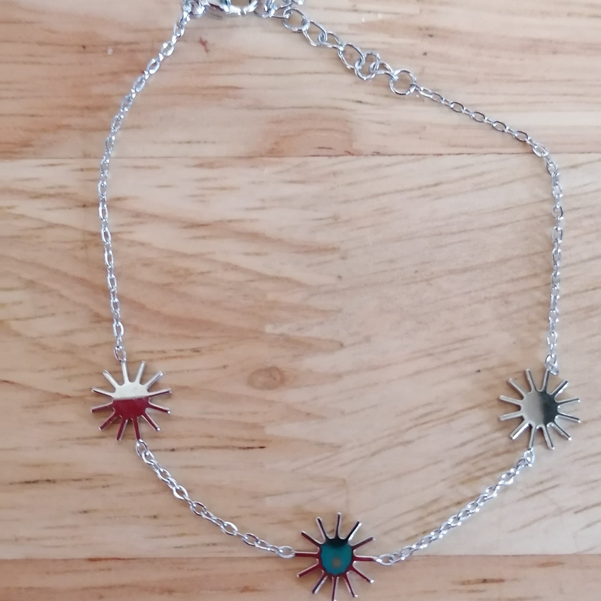 Bracelet soleil acier inoxydable