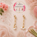 Boucles d'oreilles perles acier inoxydable