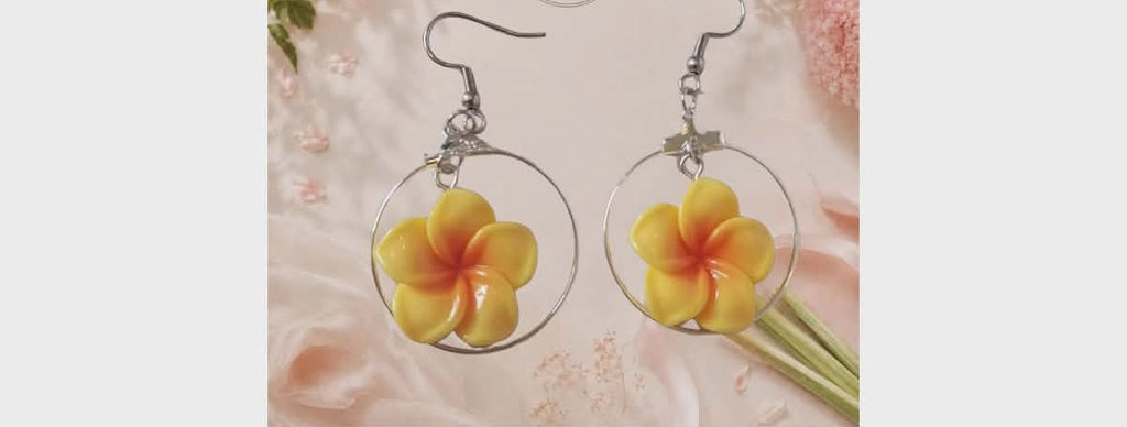 Boucles d'oreilles Aurore fait main