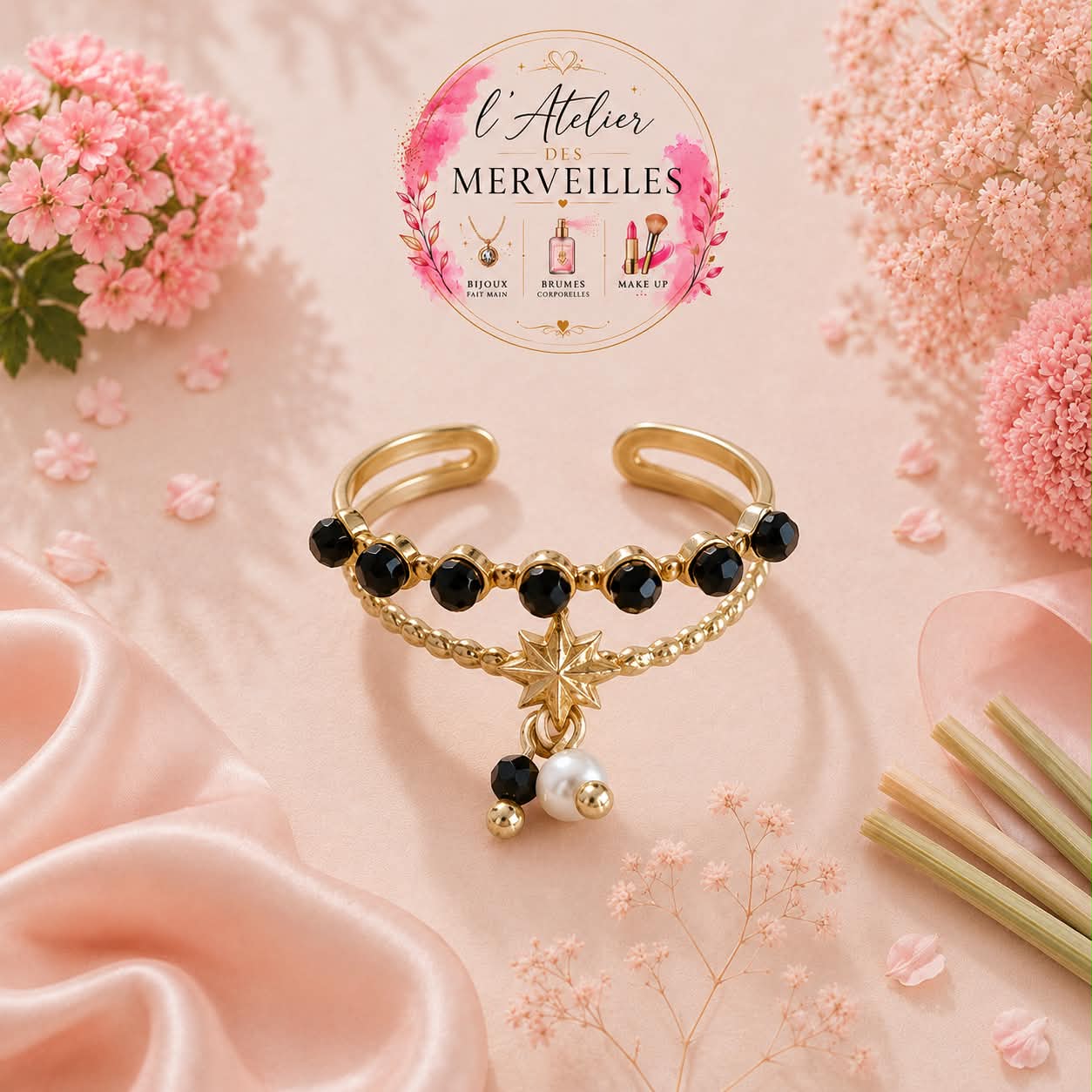 Bague Alice acier inoxydable