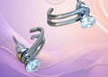 Boucles d'oreilles Sam acier inoxydable