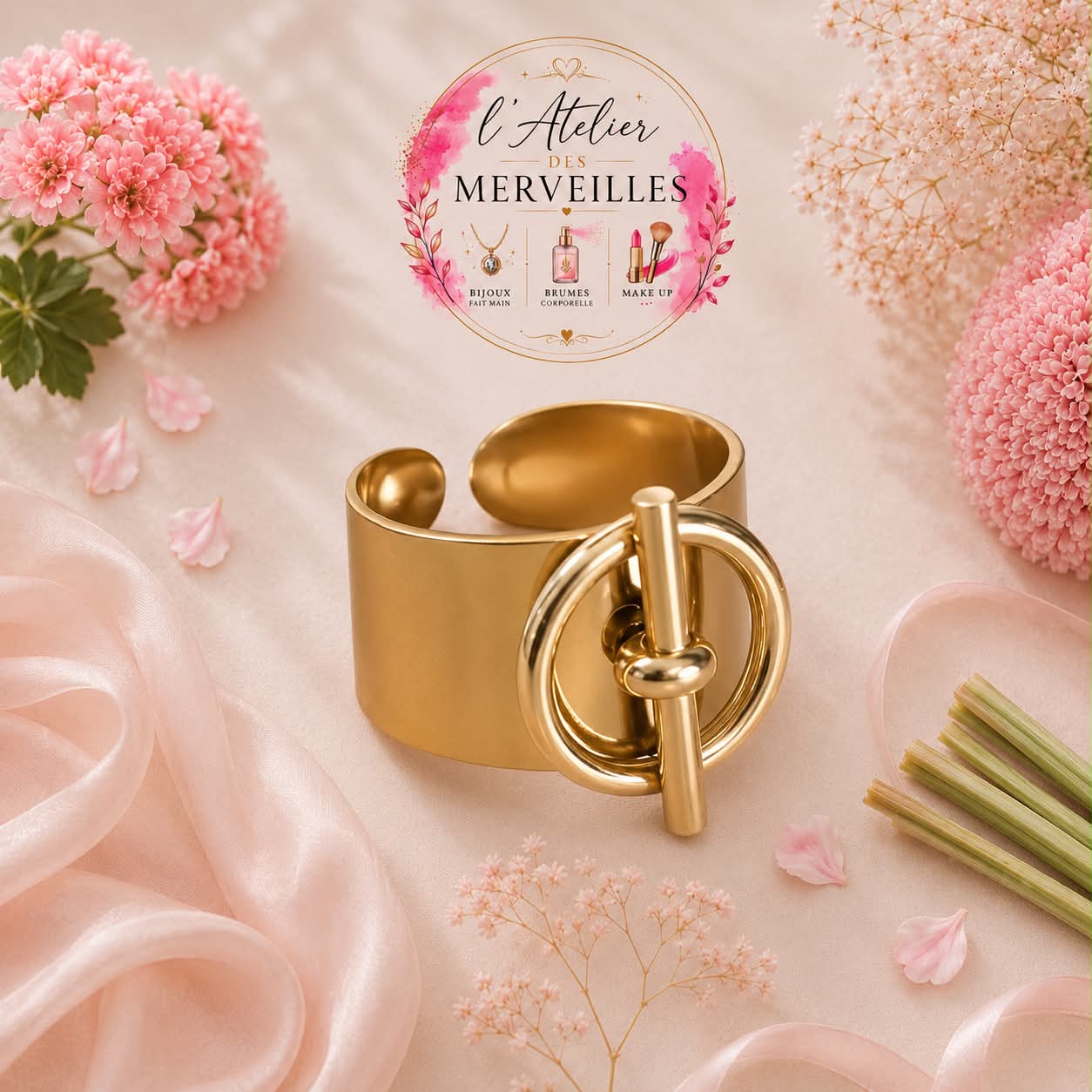 Bague Amelia acier inoxydable