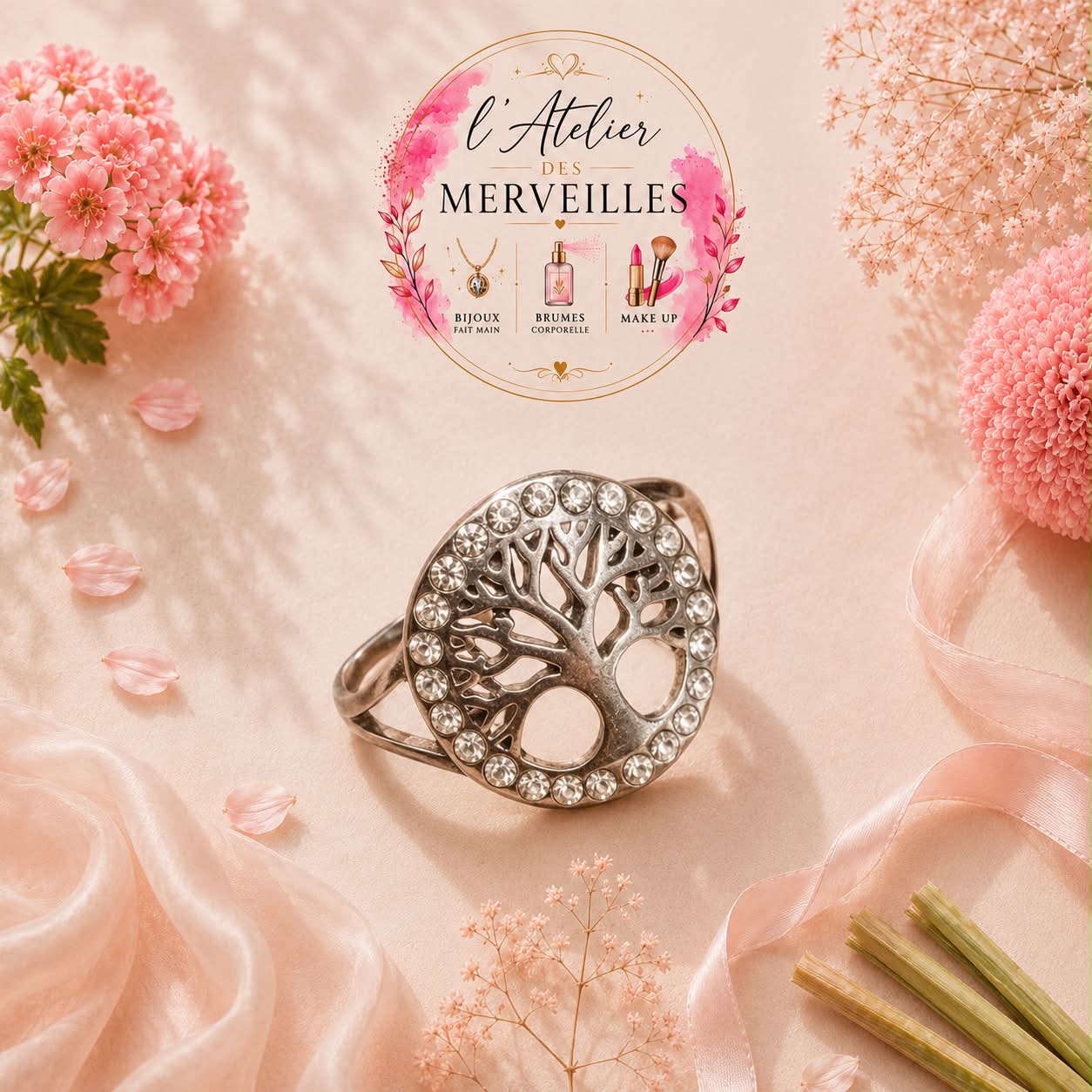 Bague vie acier inoxydable