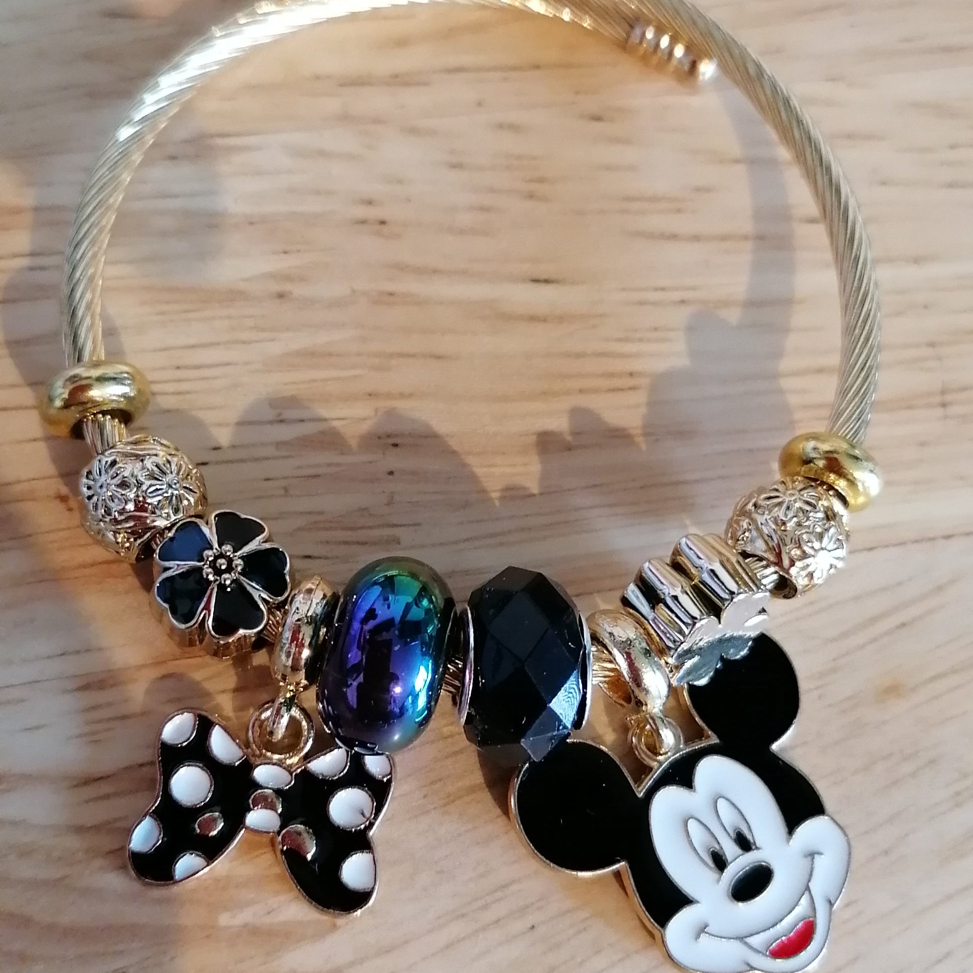 Jonc Mickey acier inoxydable