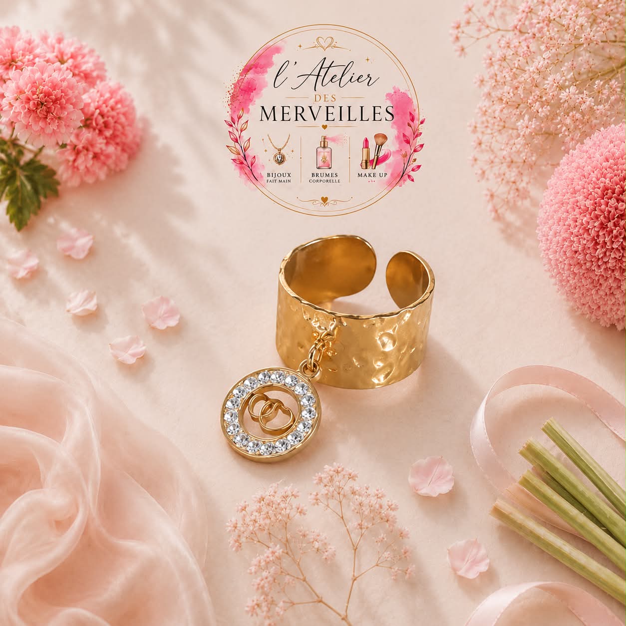 Bague Marianne acier inoxydable