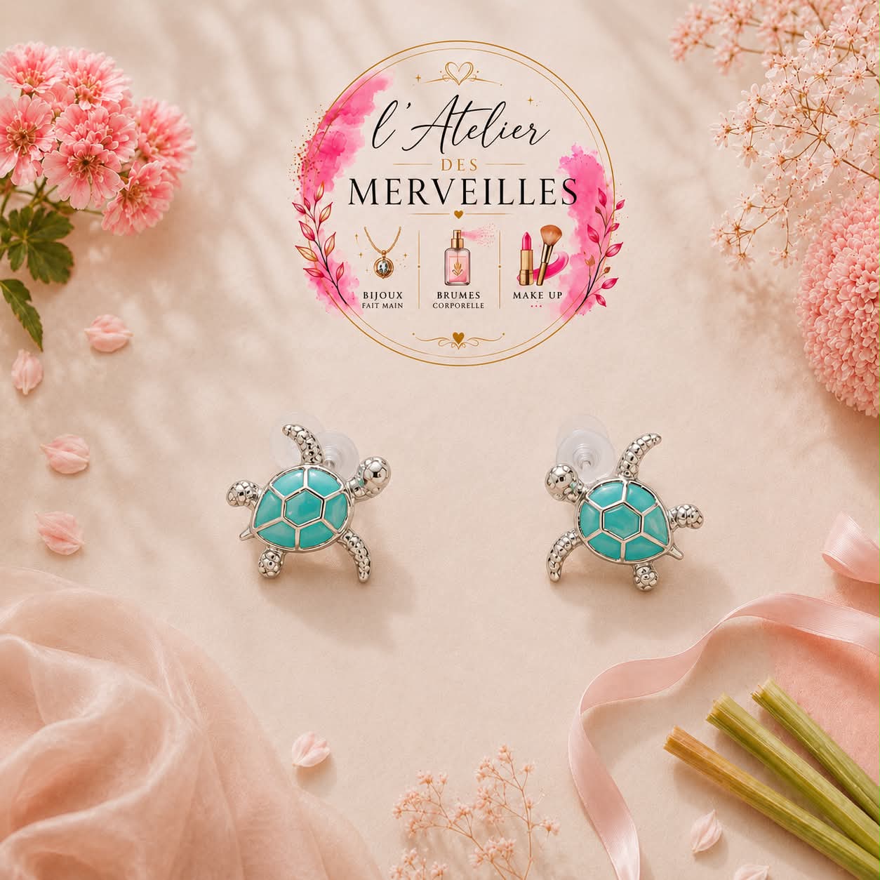 Boucles d'oreilles Doris acier inoxydable