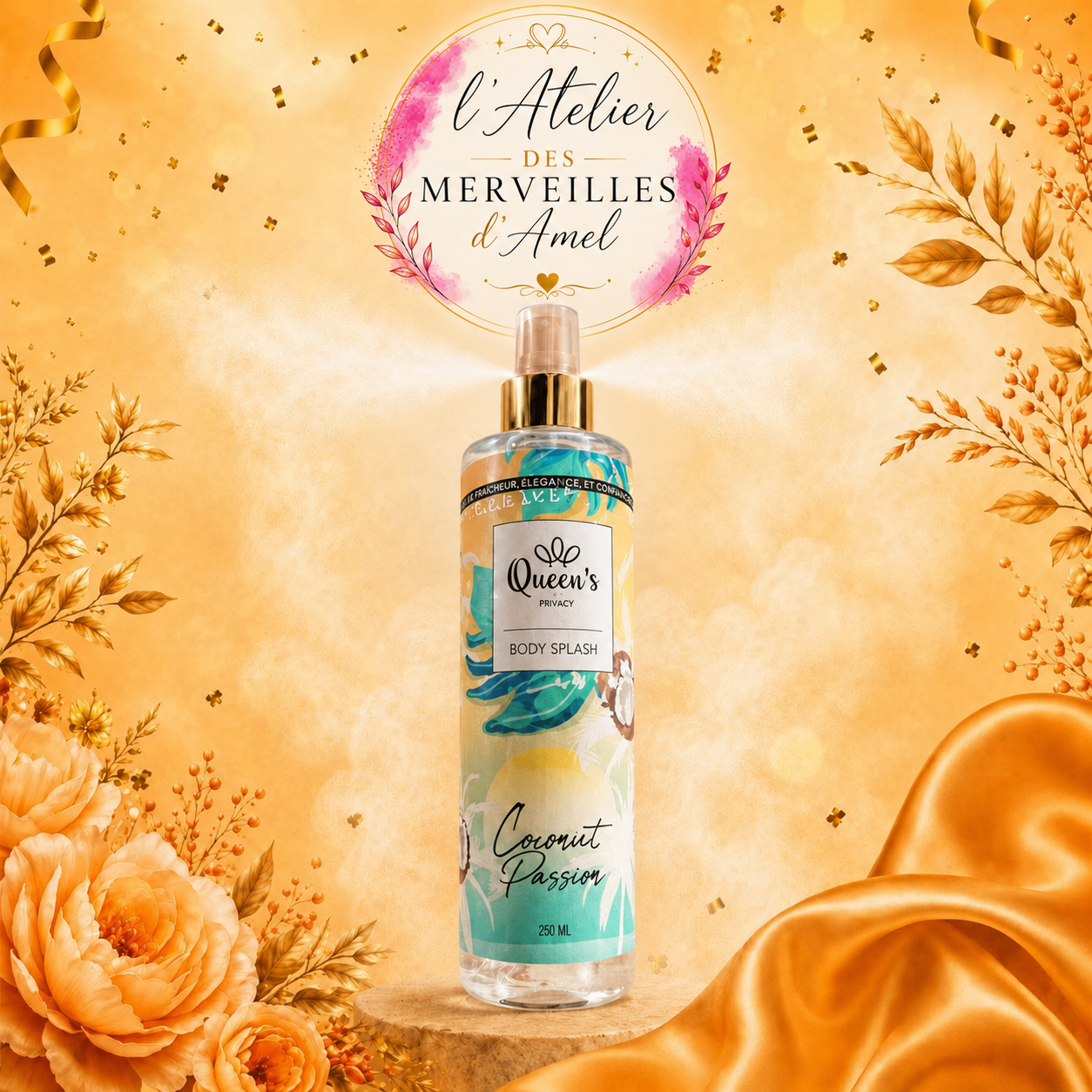 Brume Corp et cheveux passion coconut 250ml,coco vanille & musc