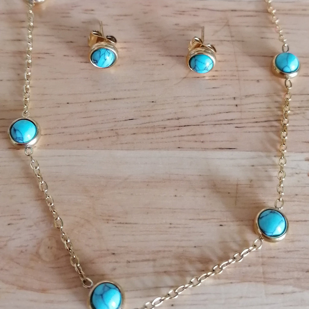 Parure Yasmine en acier inoxydable