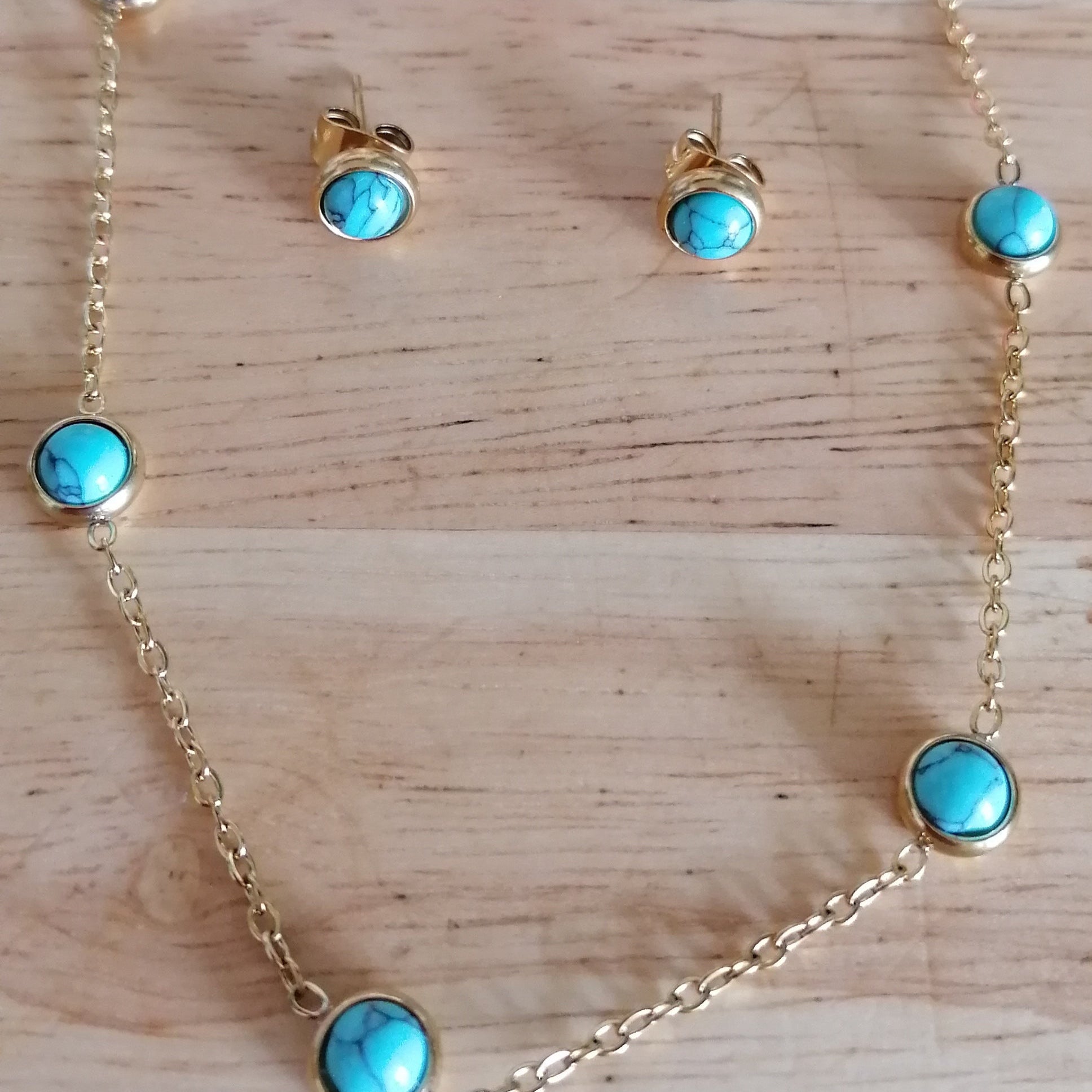 Parure Yasmine en acier inoxydable