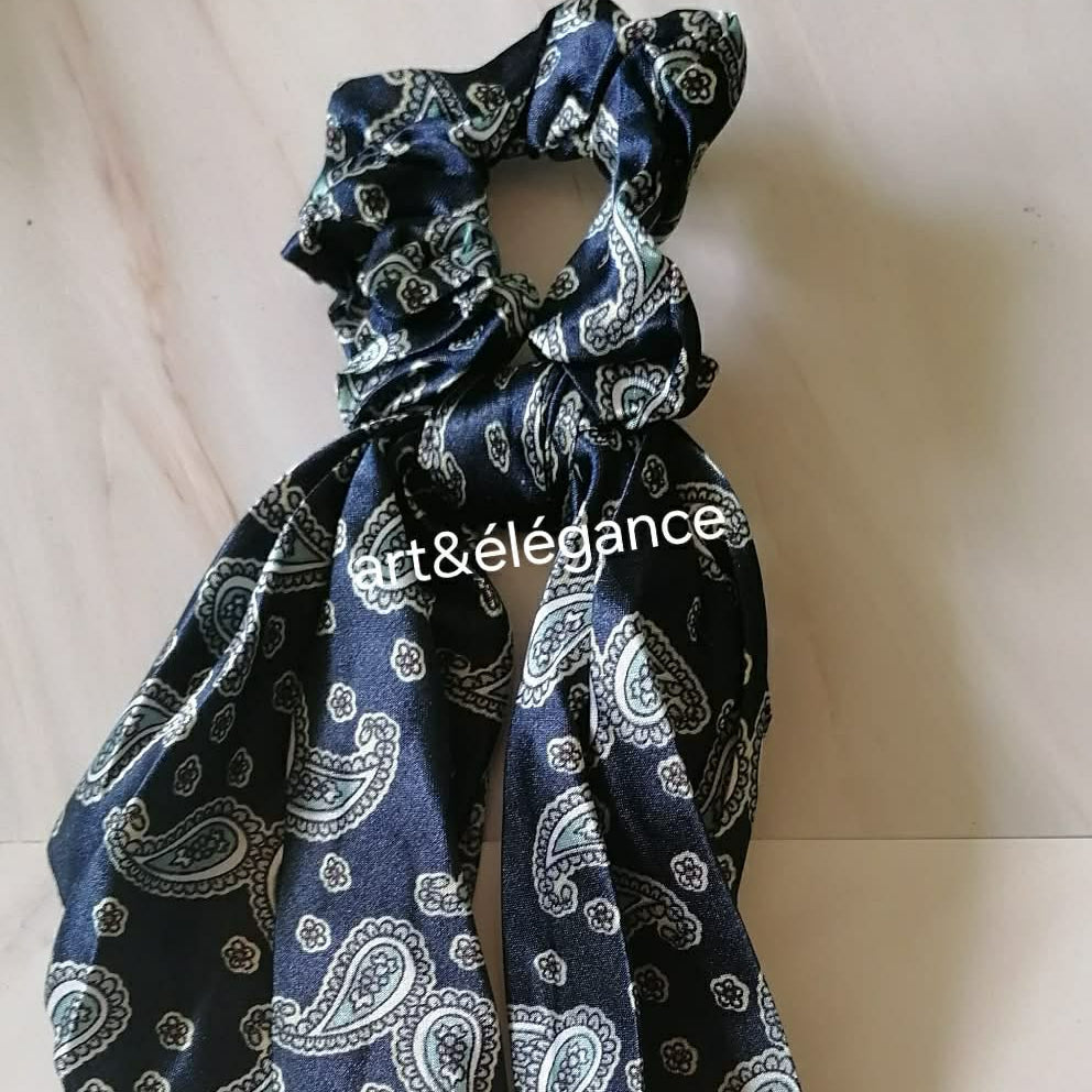 Chouchou foulards accessoire cheveux doux et élégant, toutes longueurs