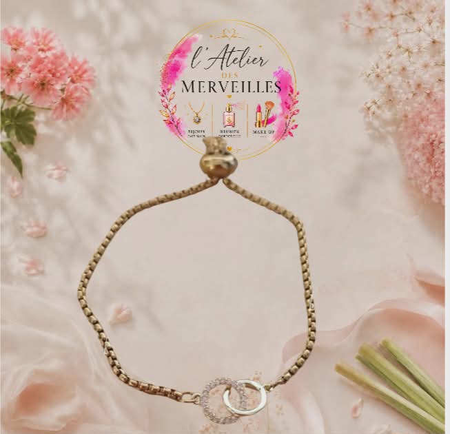 Bracelet angélique acier fait main