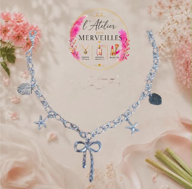 Collier Lisa acier fait main
