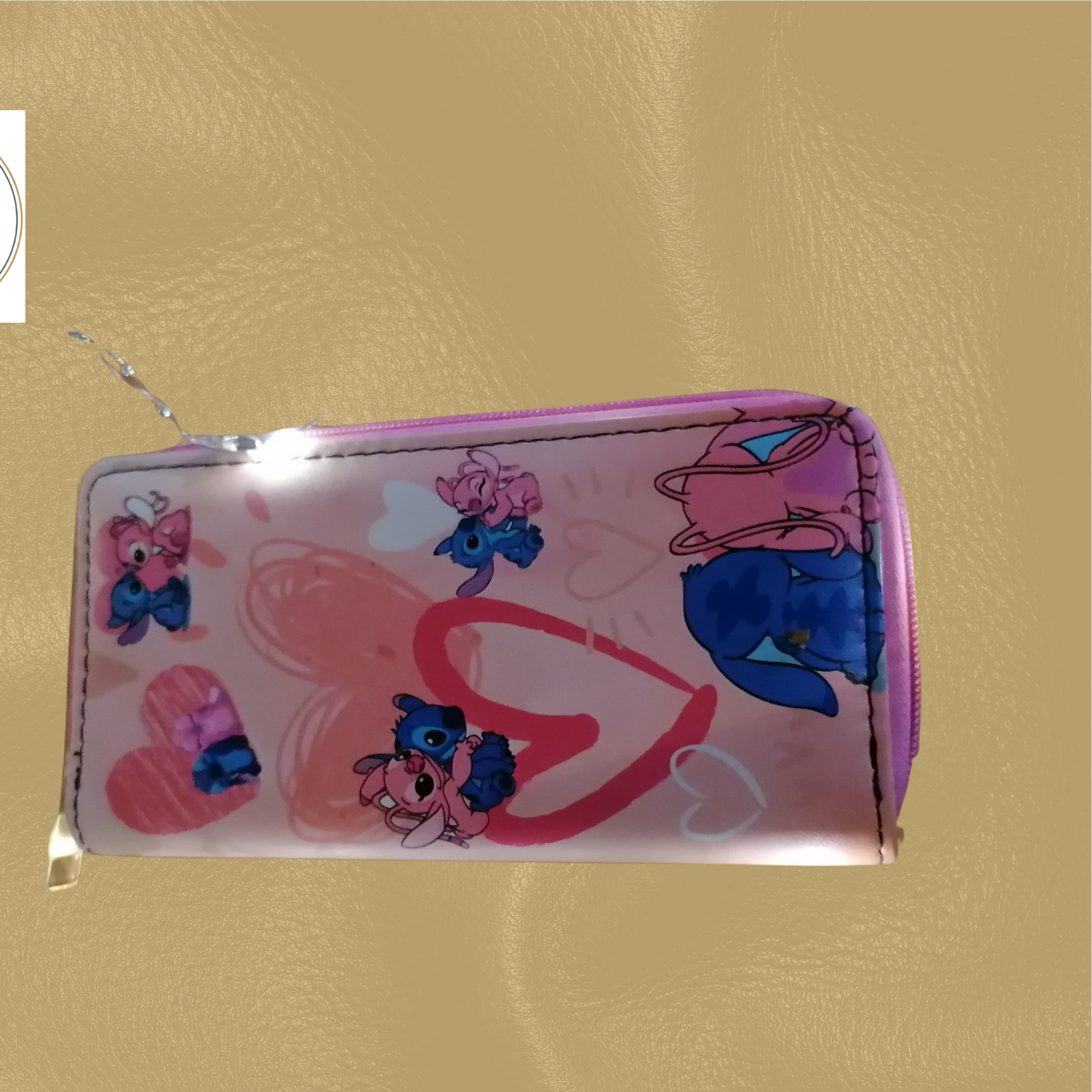Porte feuille stitch