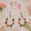 Boucles d'oreilles Éloïse acier fait main