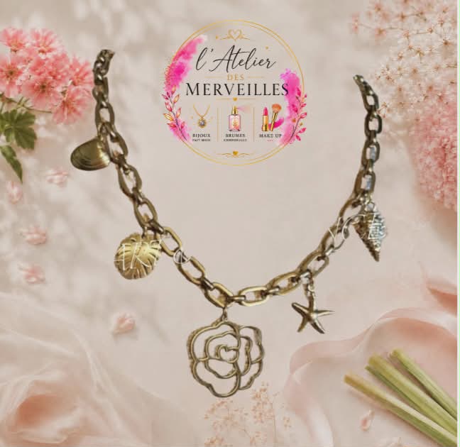 Collier Johanna acier fait main