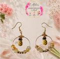 Boucles d'oreilles Kelly acier fait main