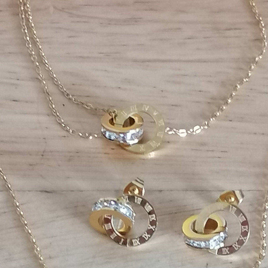 Parure Goldie acier inoxydable