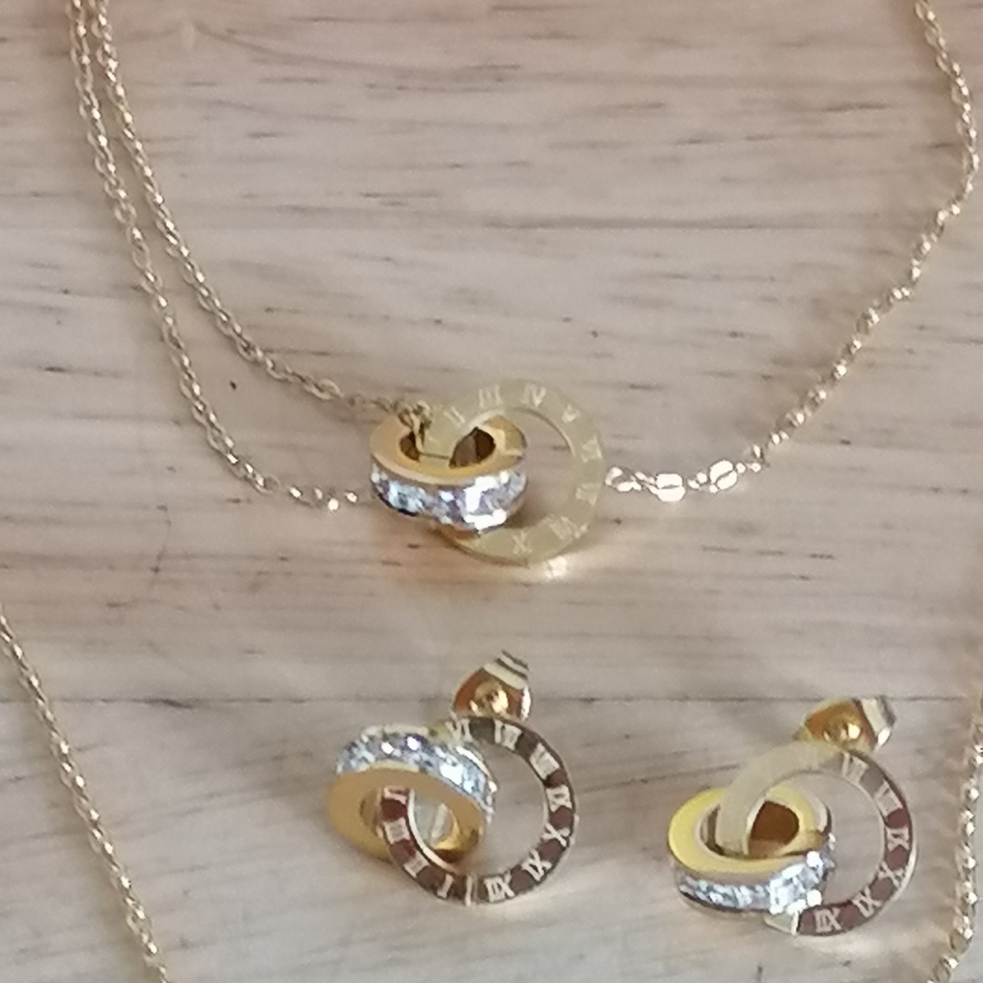 Parure Goldie acier inoxydable