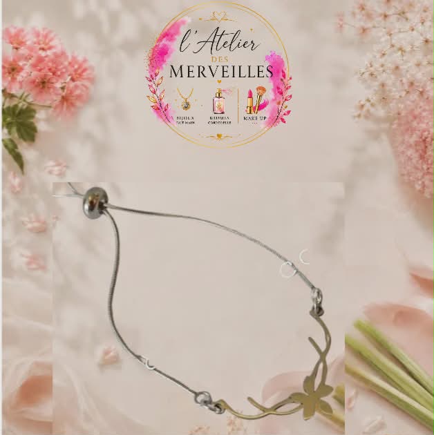 Bracelet Loanne acier fait main
