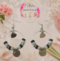 Virginia boucles d'oreilles acier inoxydable fait main