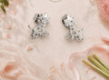 Boucles d'oreilles girafe