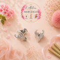 Boucles d'oreilles fanny acier inoxydable