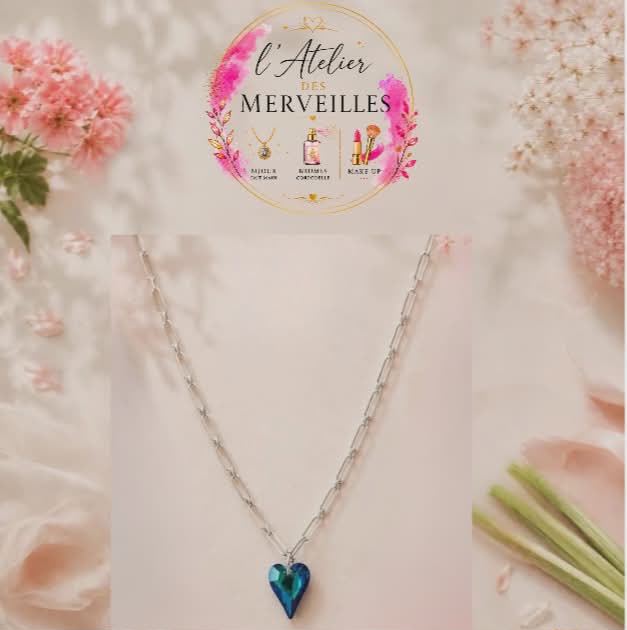 Collier Anna acier fait main