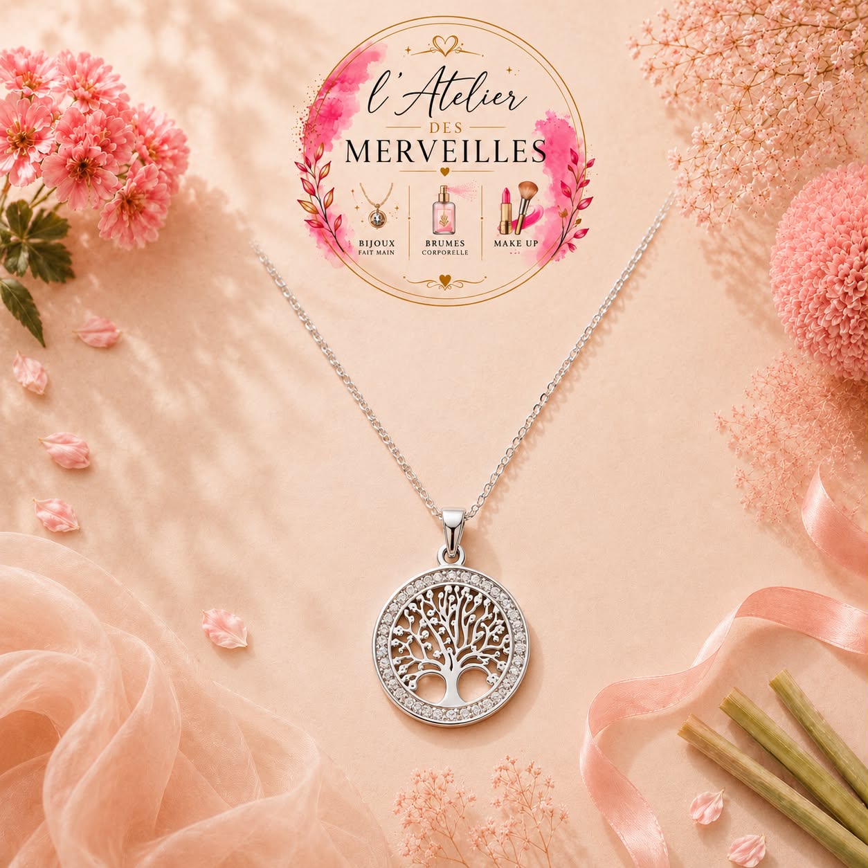 Collier Cécile arbre de vie