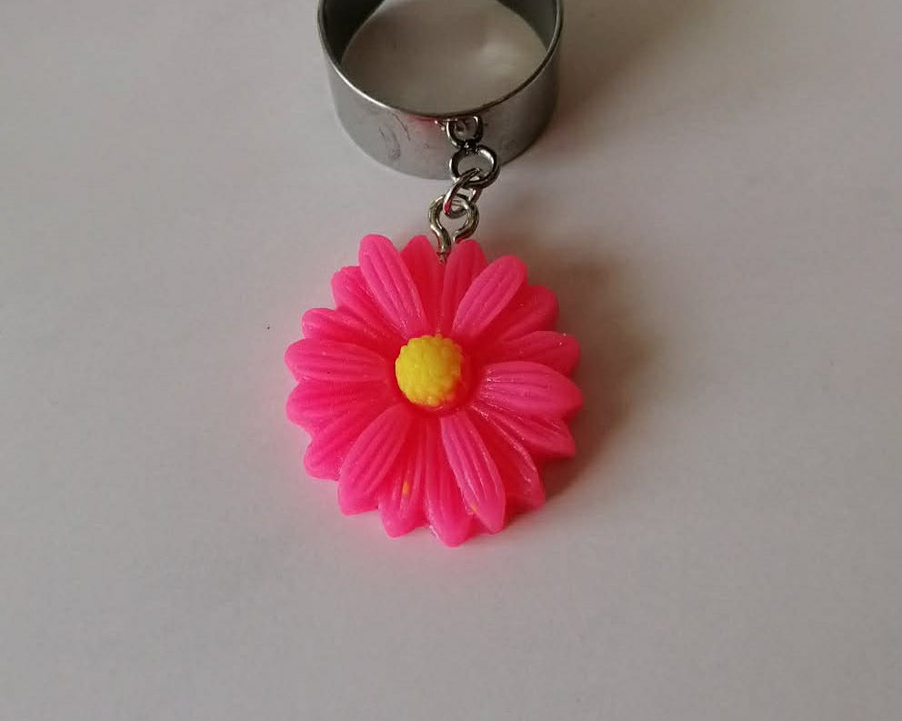 Bague Clémentine acier fait main