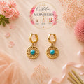 Boucles d'oreilles océane acier inoxydable