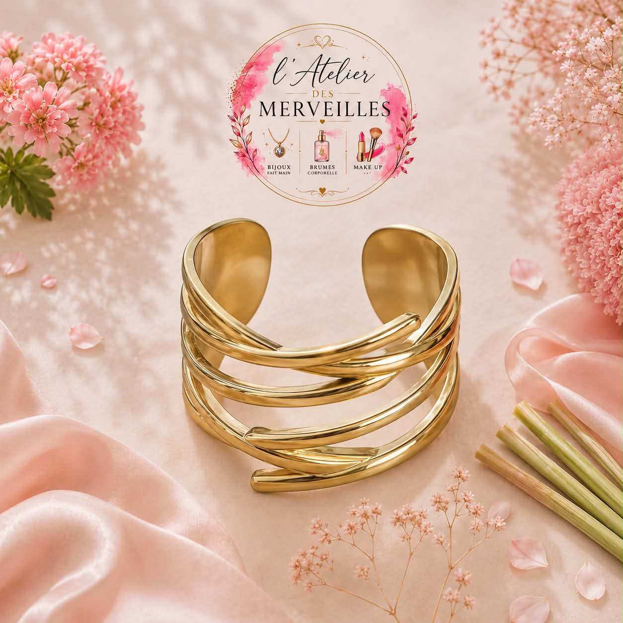 Bague Gloria acier inoxydable