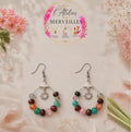 Boucles d'oreilles Solène acier fait main