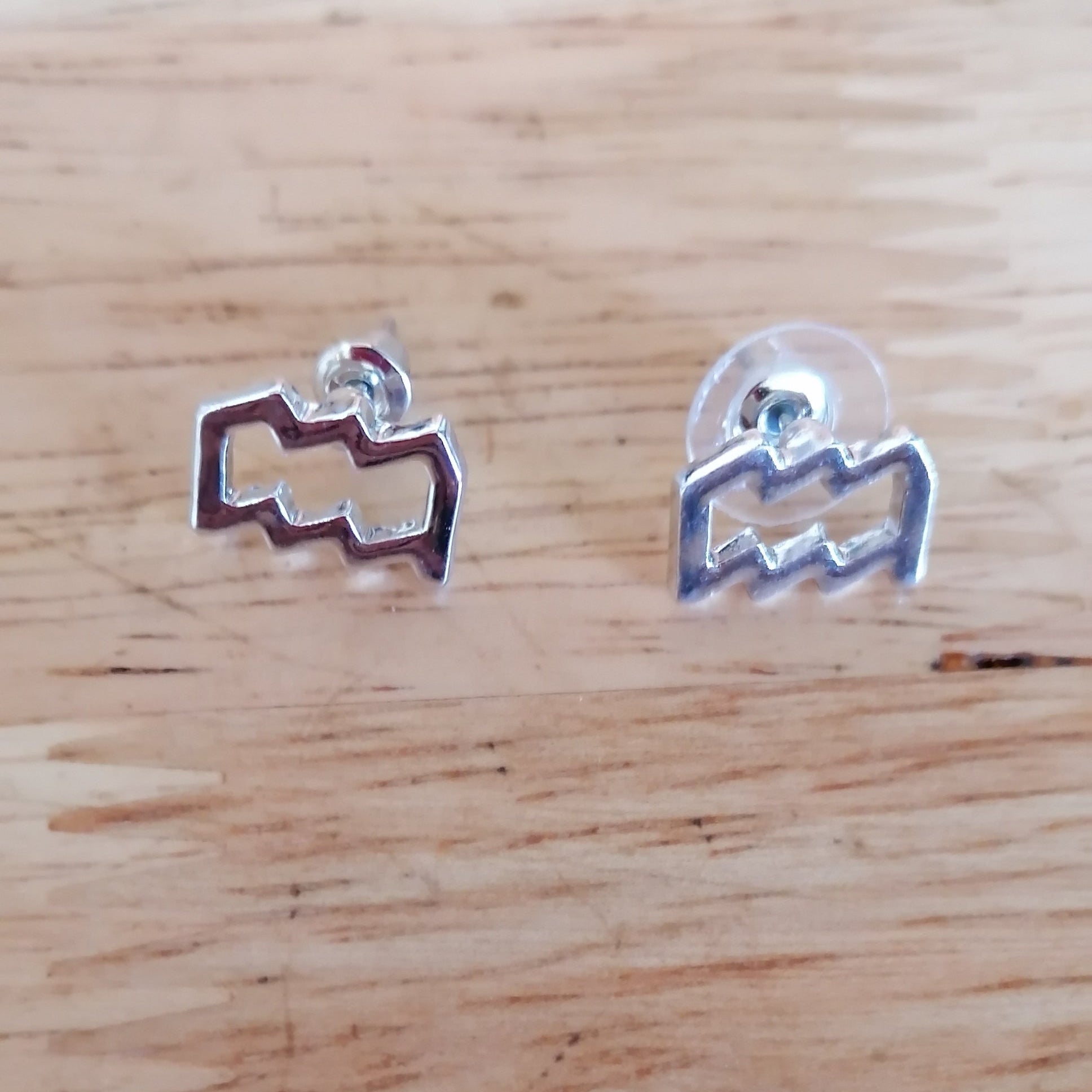 Boucles d'oreilles astrologique acier inoxydable