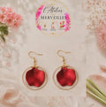 Boucles d'oreilles Rosalie acier fait main