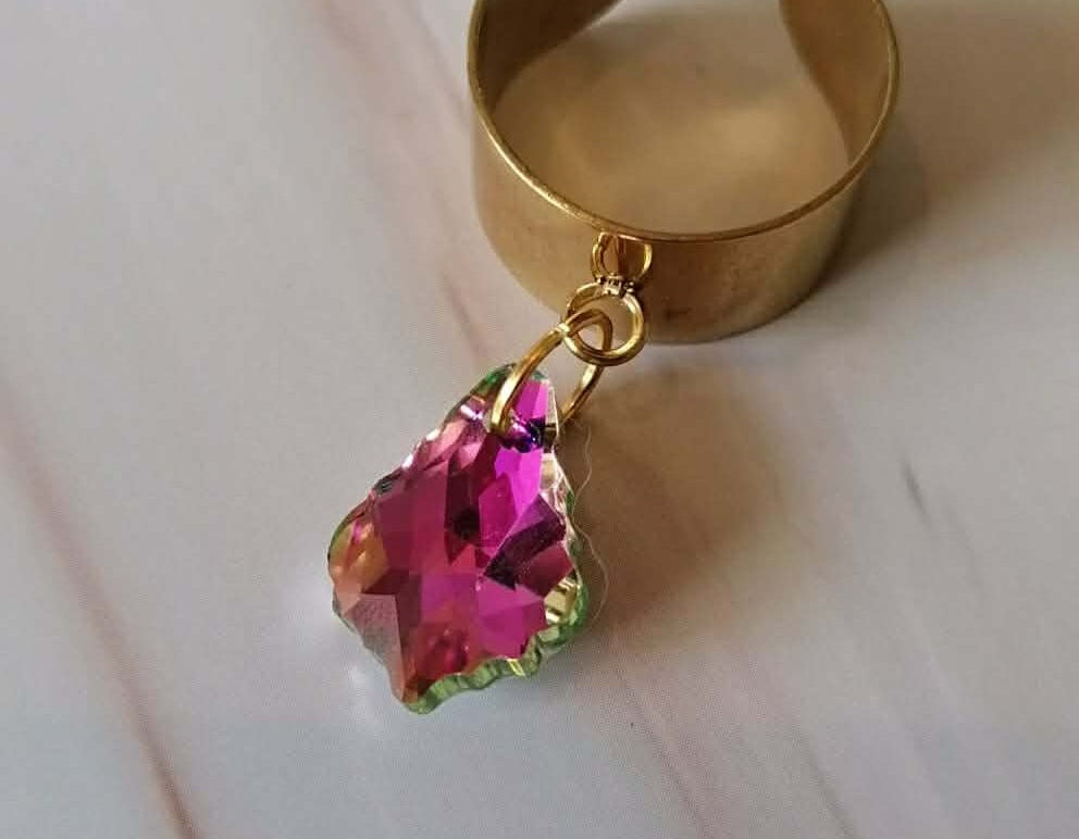 Bague Carol acier fait main