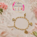 Bracelet Alice acier fait main