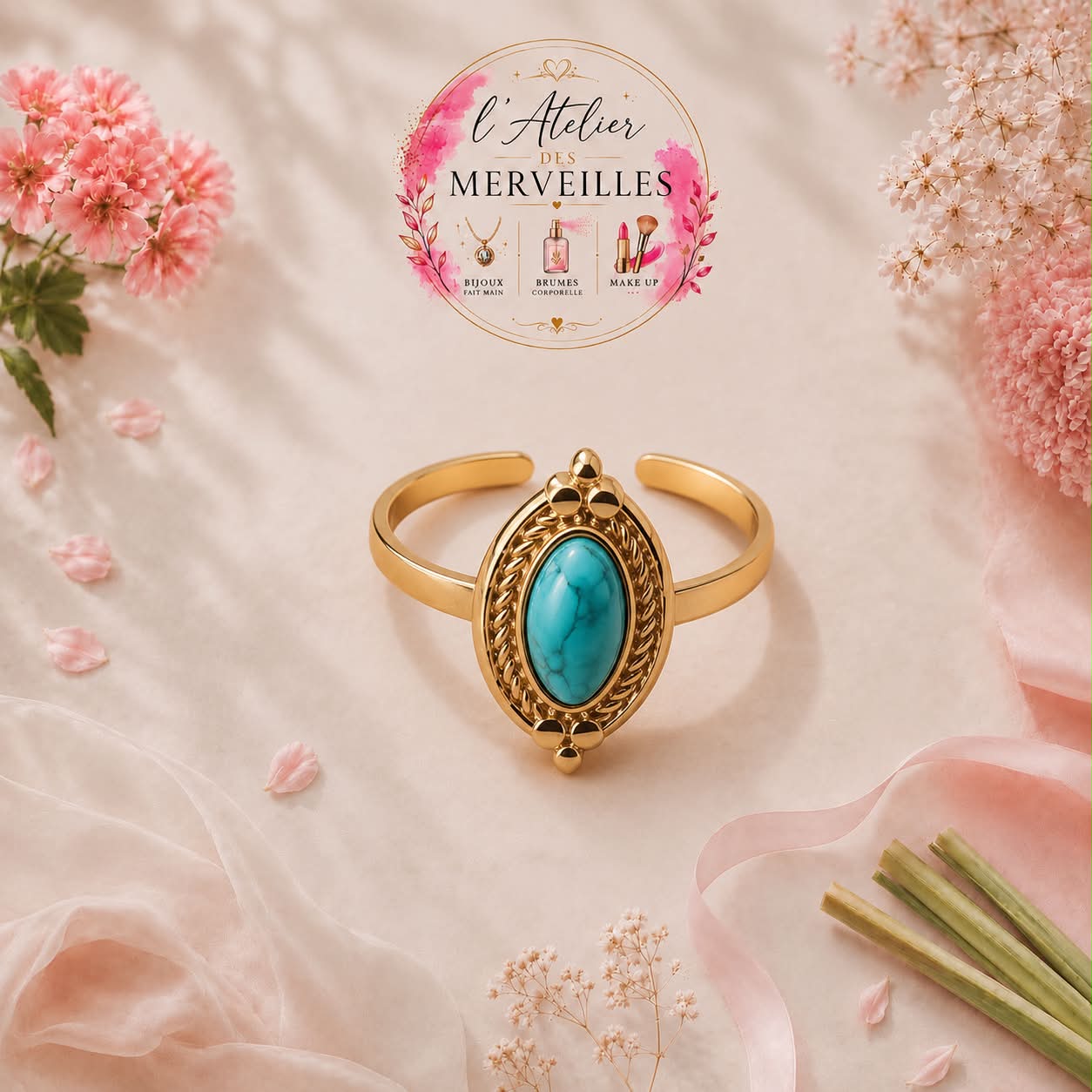 Bague Zoé acier inoxydable