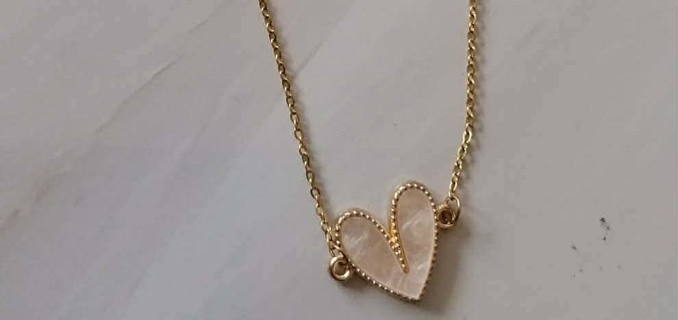 Collier acier Anna fait main