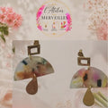 Ania boucles d'oreilles en acier inoxydable fait main