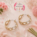 Boucles d'oreilles dona acier inoxydable
