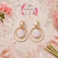 Boucles d'oreilles lina acier inoxydable