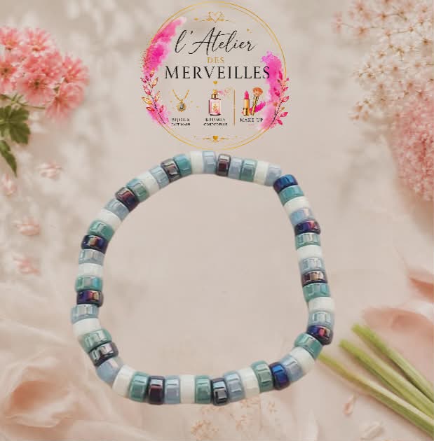 Aya bracelet élastique fait main