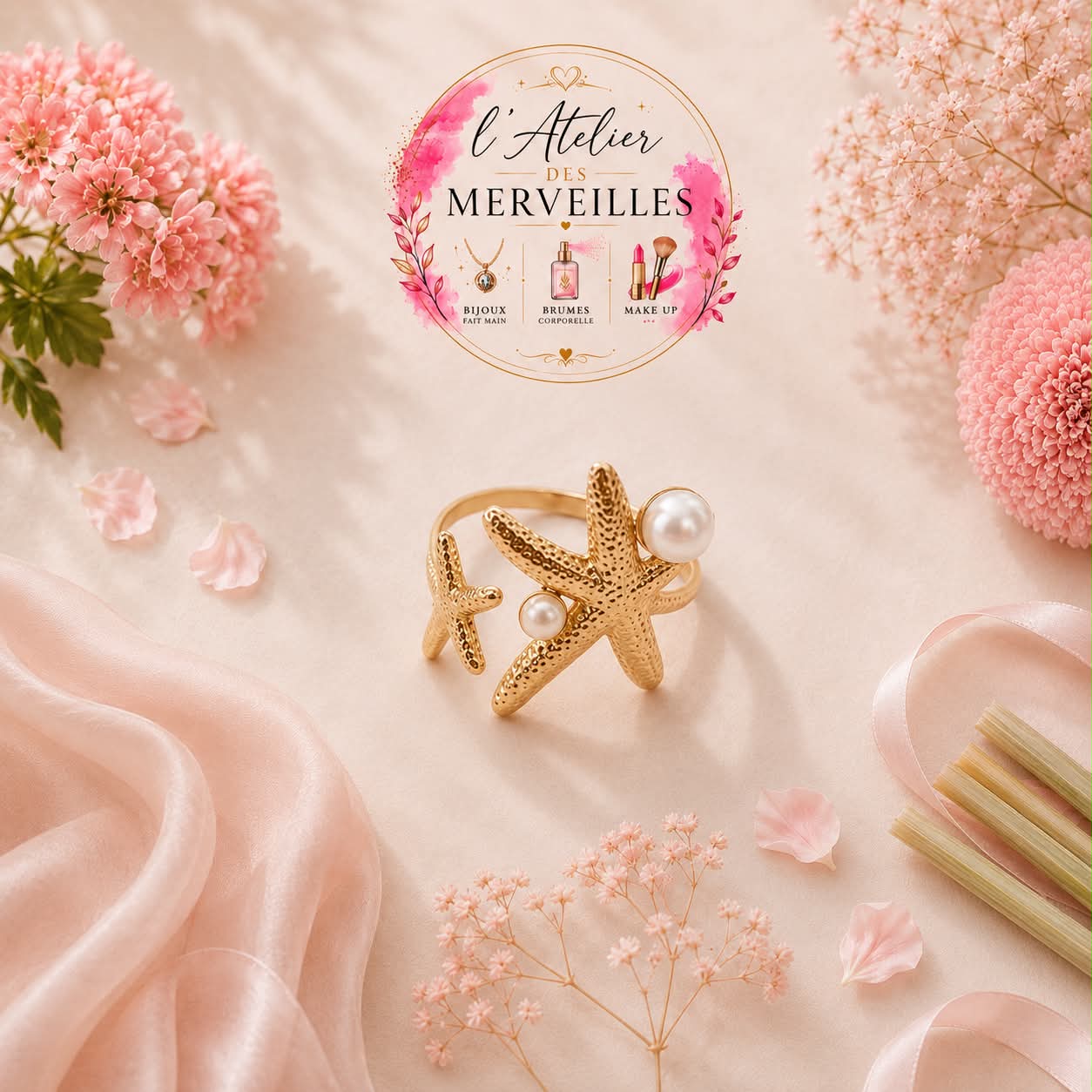 Bague Ariel acier inoxydable