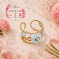 Bague Caroline acier inoxydable