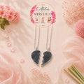 Collier cœur acier inoxydable