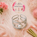 Bague love acier inoxydable